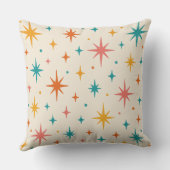 ミッドセンチュリーモダンスターバストパターン クッション (裏面)