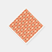 ミッドセンチュリーモダンスターバストパターン スタンダードカクテルナプキン (角)