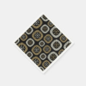 ミッドセンチュリーモダンスターバストパターン スタンダードカクテルナプキン (角)