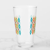 ミッドセンチュリーモダンスターバストパターン タンブラーグラス (左)