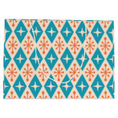 ミッドセンチュリーモダンスターバストパターン ラージペーパーバッグ (裏面)