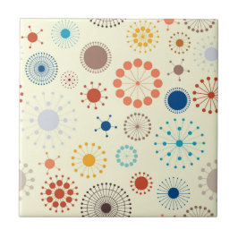 ミッドセンチュリーモダンスターバスト タイル