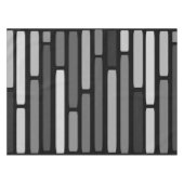 ミッドセンチュリーモダンストライプズブラック テーブルクロス (正面(横))