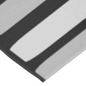 ミッドセンチュリーモダンストライプズブラック テーブルクロス (アングル)