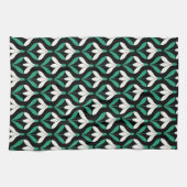 ミッドセンチュリーモダンスノードロップパターン キッチンタオル (横)