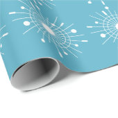 ミッドセンチュリーモダンスプートニクスノーフレーククリスマスMCM ラッピングペーパー (ロールコーナー)