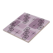 ミッドセンチュリーモダンスプートニクマウヴ タイル (側面)