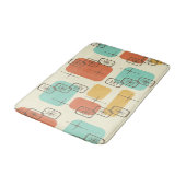 ミッドセンチュリーモダンスプートニ数々のク色1 バスマット (アングル)