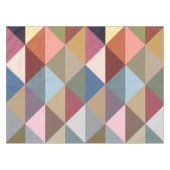 ミッドセンチュリーモダンズカラフル三角形 テーブルクロス (正面(横))