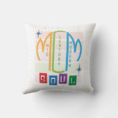 ミッドセンチュリーモダンソウルMCMヴィンテージデザイン クッション (裏面)