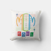 ミッドセンチュリーモダンソウルMCMヴィンテージデザイン クッション (正面)