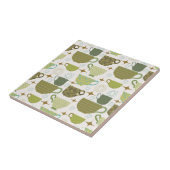 ミッドセンチュリーモダンタカラフルカップ タイル (側面)