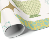 ミッドセンチュリーモダンタカラフルカップ ラッピングペーパー (ロールコーナー)