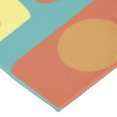 ミッドセンチュリーモダンターコイズ長方形 テーブルクロス (アングル)