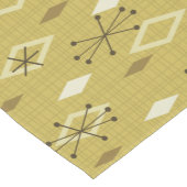 ミッドセンチュリーモダンダイアモンイエロー ショートテーブルランナー (コーナー)