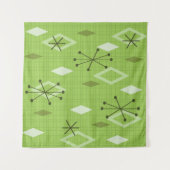 ミッドセンチュリーモダンダイアモンシャートルーズ タペストリー (正面(横))