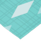 ミッドセンチュリーモダンダイアモンズアクアマリン テーブルクロス (アングル)