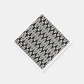 ミッドセンチュリーモダンダイヤモンドパターン紙ナプキン スタンダードカクテルナプキン (角)