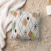 ミッドセンチュリーモダンダイヤモンド クッション (ブランケット)