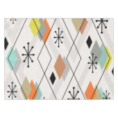 ミッドセンチュリーモダンダイヤモンド テーブルクロス (正面(横))