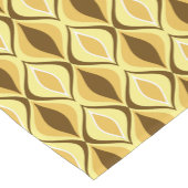 ミッドセンチュリーモダンダイヤモンド、マスタード金ゴールド ショートテーブルランナー (コーナー)