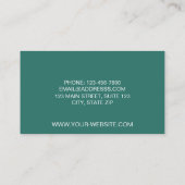 ミッドセンチュリーモダンダイヤモンド「ミント」 名刺 (裏面)