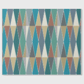 ミッドセンチュリーモダンダイヤモンド（大） ラッピングペーパー (フラット)