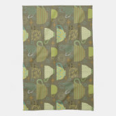 ミッドセンチュリーモダンチューペータカップ キッチンタオル (縦)