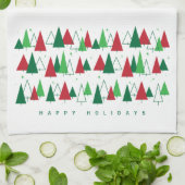 ミッドセンチュリーモダンツリー キッチンタオル (折り畳み)