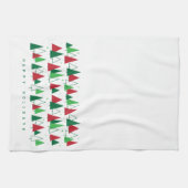 ミッドセンチュリーモダンツリー キッチンタオル (横)