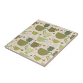 ミッドセンチュリーモダンティーカップ タイル (側面)