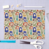 ミッドセンチュリーモダンデコペ 薄葉紙 (クラフト)