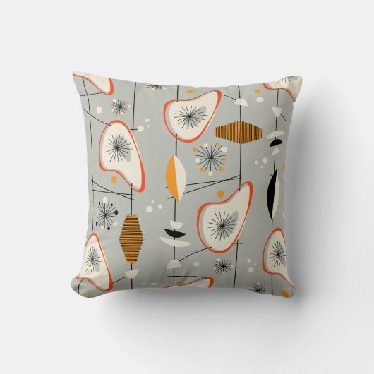 ミッドセンチュリーモダンデザイン枕 クッション (正面)