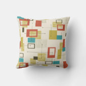 ミッドセンチュリーモダンデザイン枕 クッション (裏面)