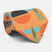 ミッドセンチュリーモダンデザートサボテン ネクタイ (ロール)