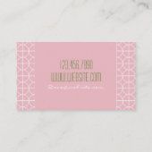 ミッドセンチュリーモダンデザートサボテン 名刺 (裏面)