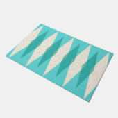 ミッドセンチュリーモダンドアーガイルアマット ドアマット (アングル)