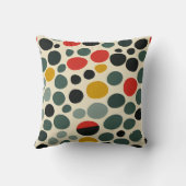 ミッドセンチュリーモダンドット装飾用クッション クッション (裏面)