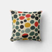 ミッドセンチュリーモダンドット装飾用クッション クッション (正面)