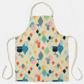 ミッドセンチュリーモダンドリンク エプロン (正面)