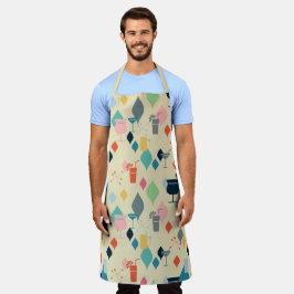 ミッドセンチュリーモダンドリンク エプロン