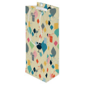 ミッドセンチュリーモダンドリンク ワインギフトバッグ (裏面アングル)