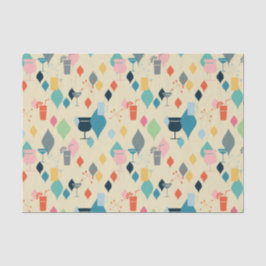 ミッドセンチュリーモダンドリンク 薄葉紙