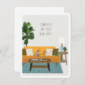 ミッドセンチュリーモダンニューホームカード シーズンカード (正面/裏面)