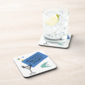 ミッドセンチュリーモダンネオンカクテルラウンジ名 コースター (右側)