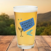 ミッドセンチュリーモダンネオンカクテルラウンジ名 タンブラーグラス