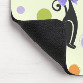 ミッドセンチュリーモダンネコ マウスパッド (コーナー)