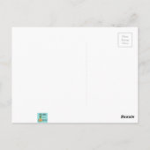 ミッドセンチュリーモダンハアーガイルガキ ポストカード (裏面)