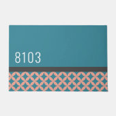 ミッドセンチュリーモダンハウスアドレス1970年代70年代 ドアマット (正面)