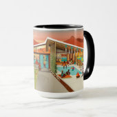 ミッドセンチュリーモダンハウスティキパーティーハウス マグカップ (正面右)